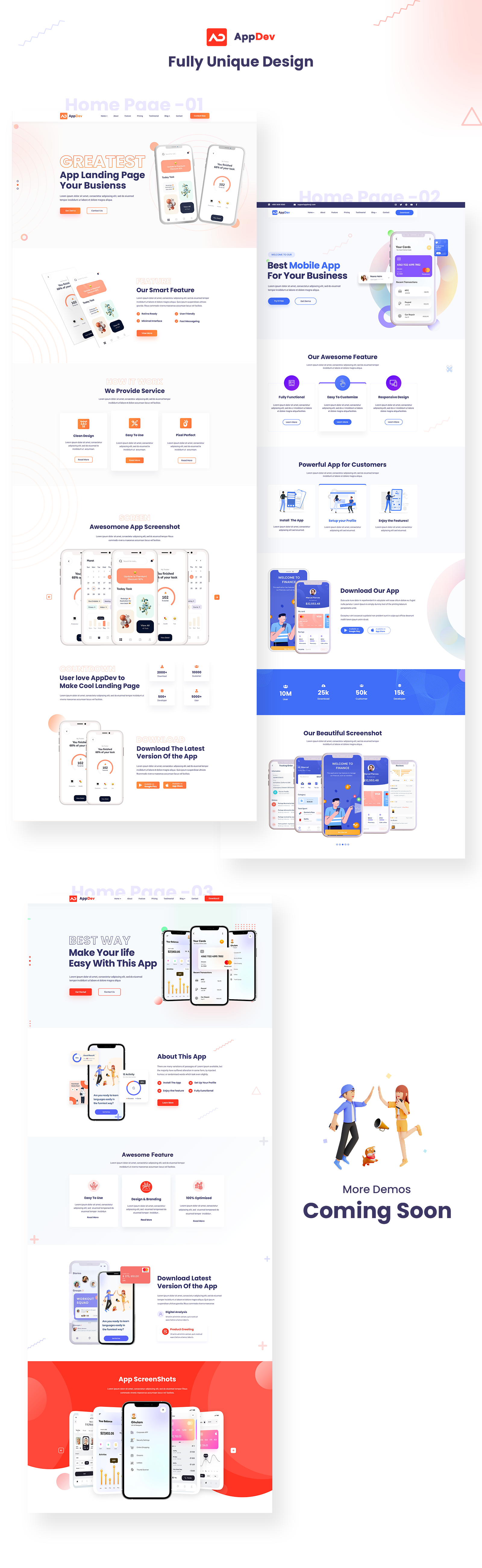 Appdev - App Landing HTML5 Template