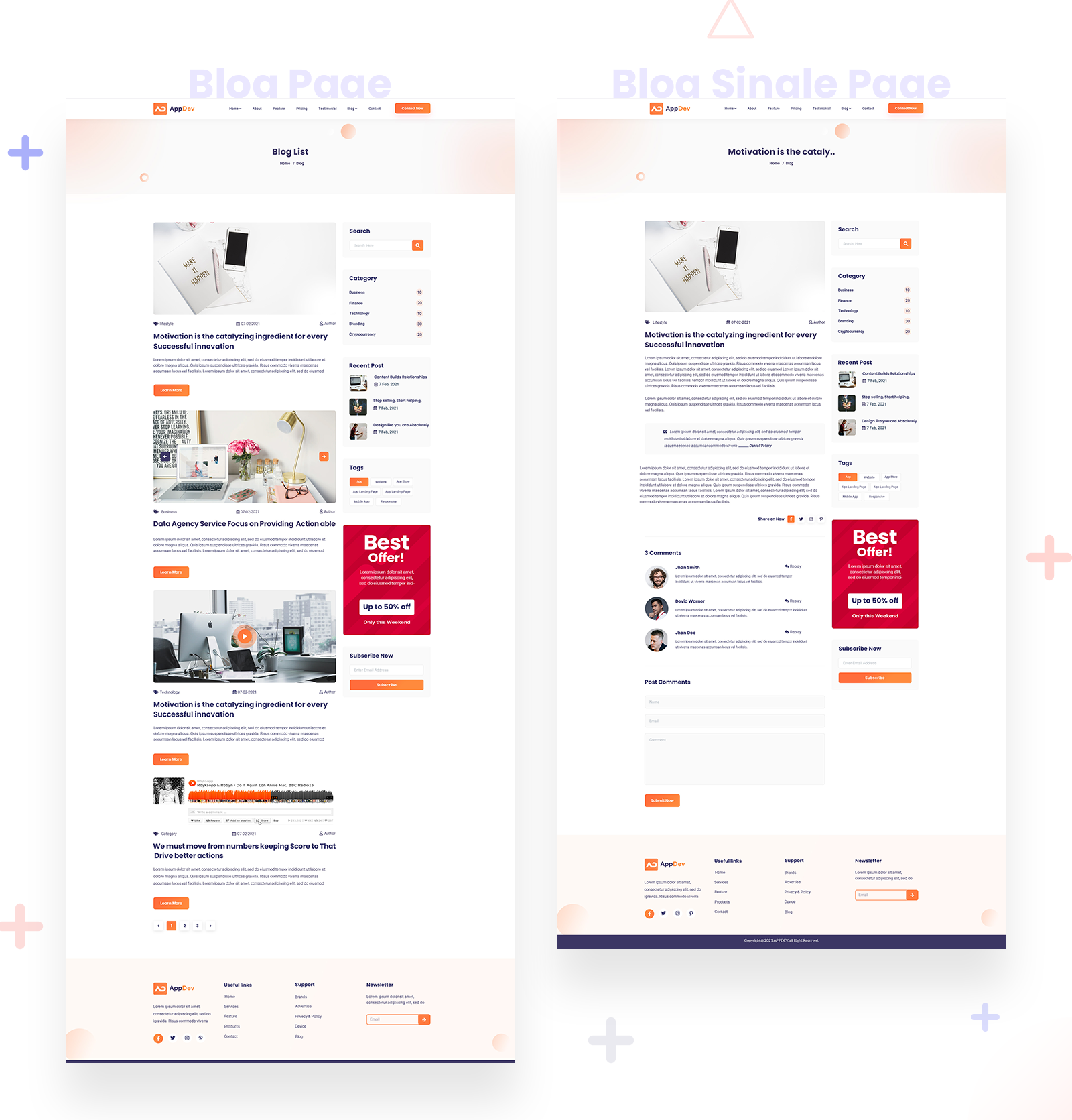 Appdev - App Landing HTML5 Template