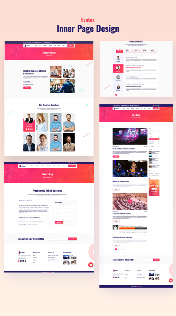 Evntox - Conference and Event HTML Template